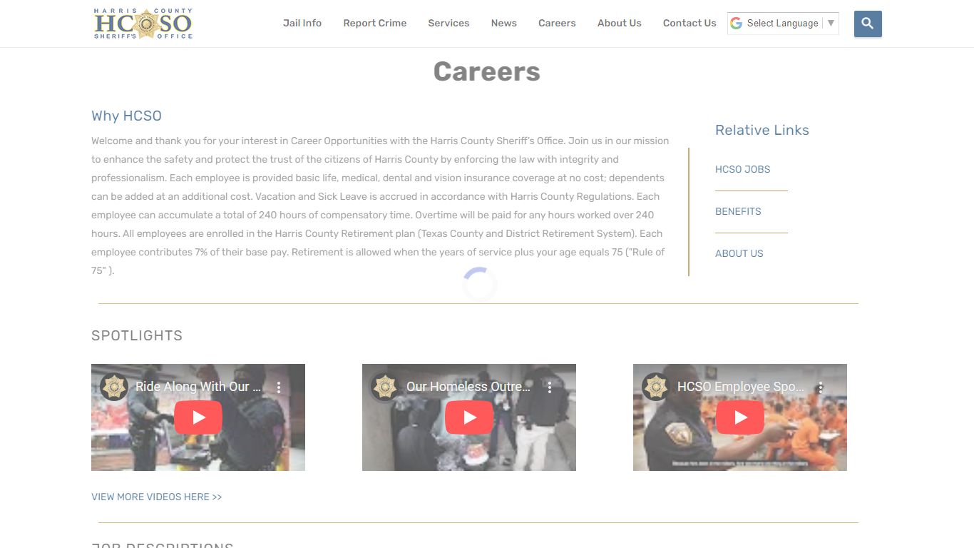 Careers—Harris County Texas Sheriff's Office